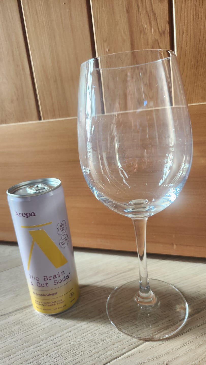 Customer photo review of The Brain & Gut Soda⁺ Pineapple Ginger