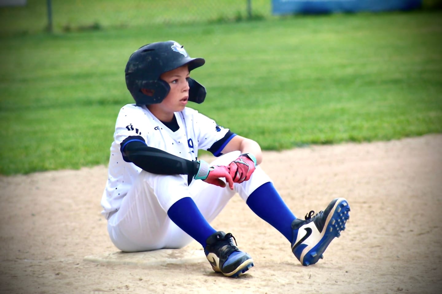Customer photo review of Dynamic Shoulder & Elbow Stabilizer - K2 Youth Sleeve