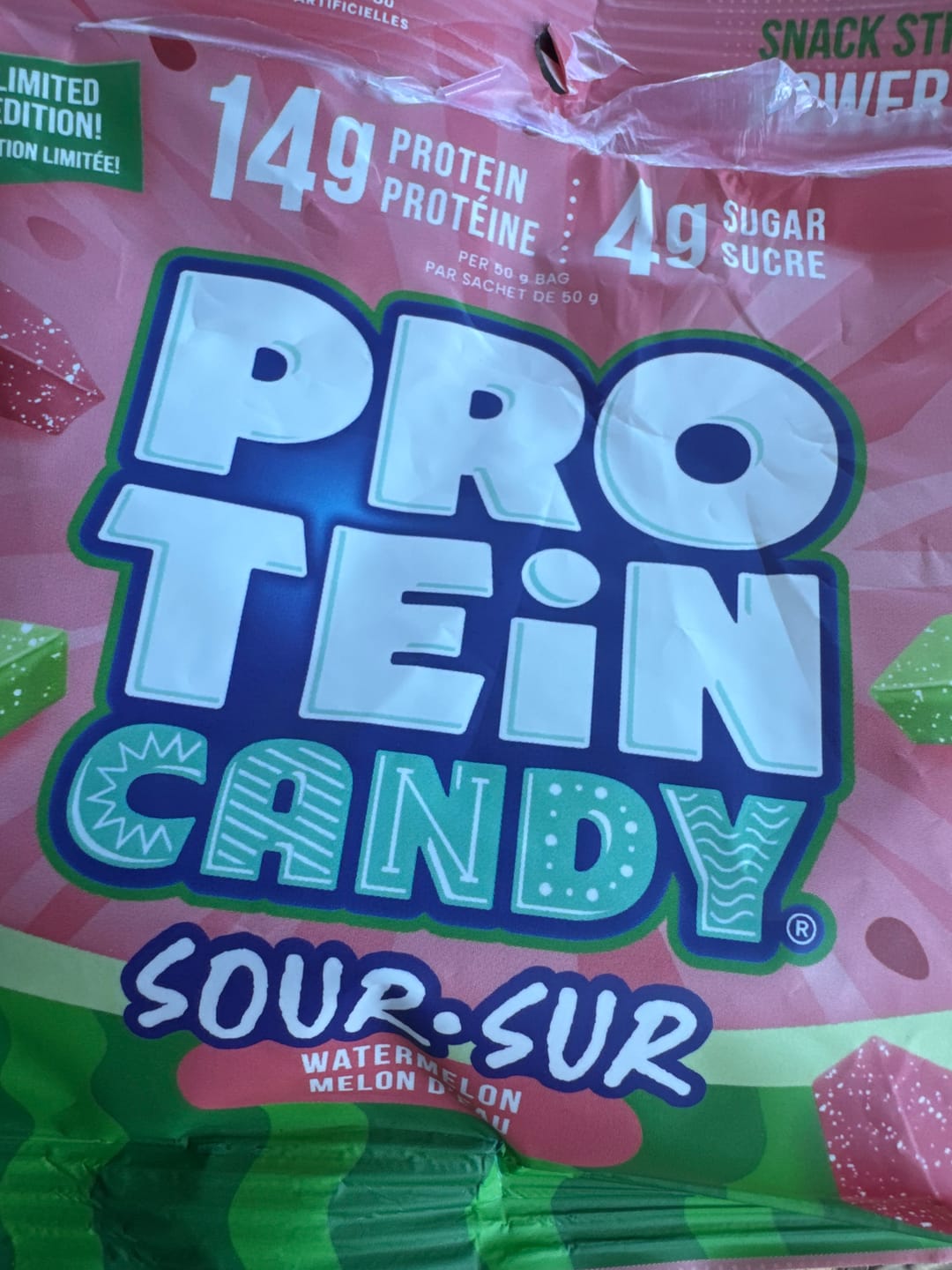 Customer photo review of Protein Candy - Bonbons Protéinés - 55g