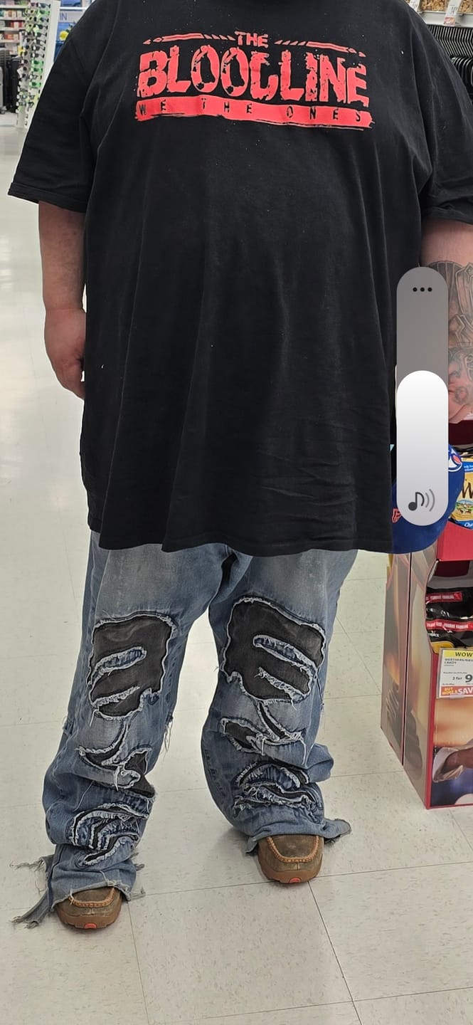 Customer photo review of The Bloodline Men's 100% Cotton Big & Tall T-Shirt