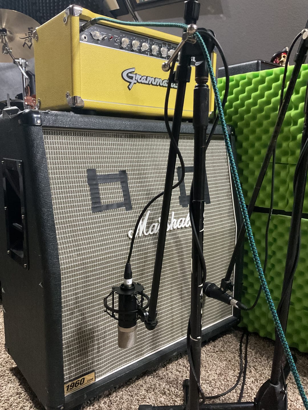 Customer photo review of Cab Mic - Guitar Microphone