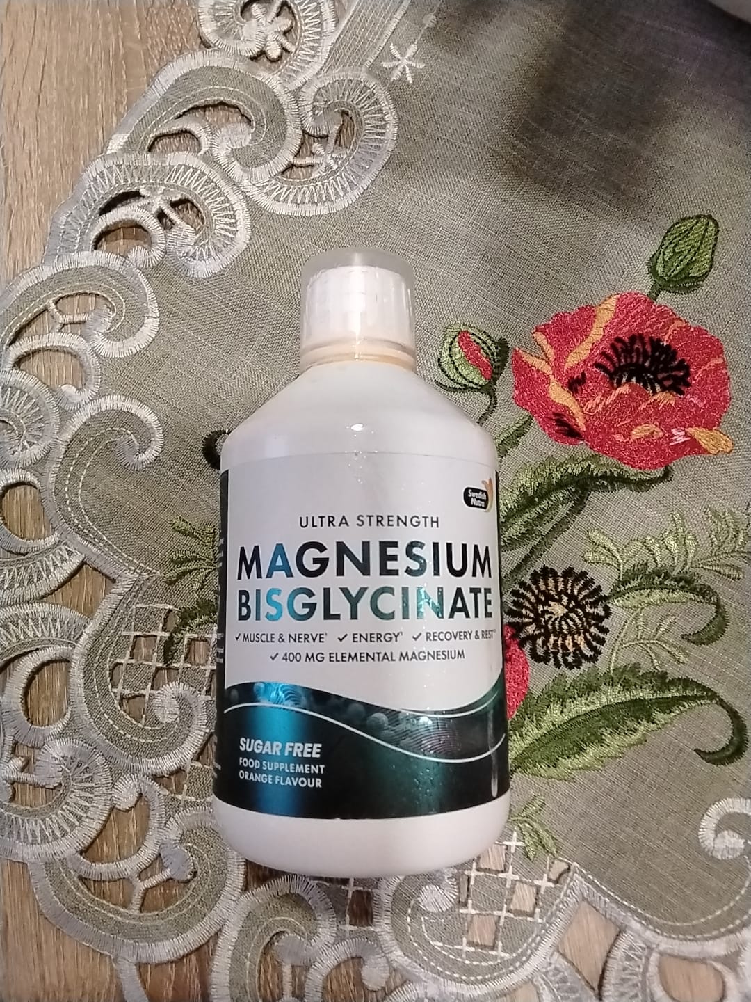 Customer photo review of Swedish Nutra - didelės koncentracijos skystas magnio bisglicinatas, 500 ml