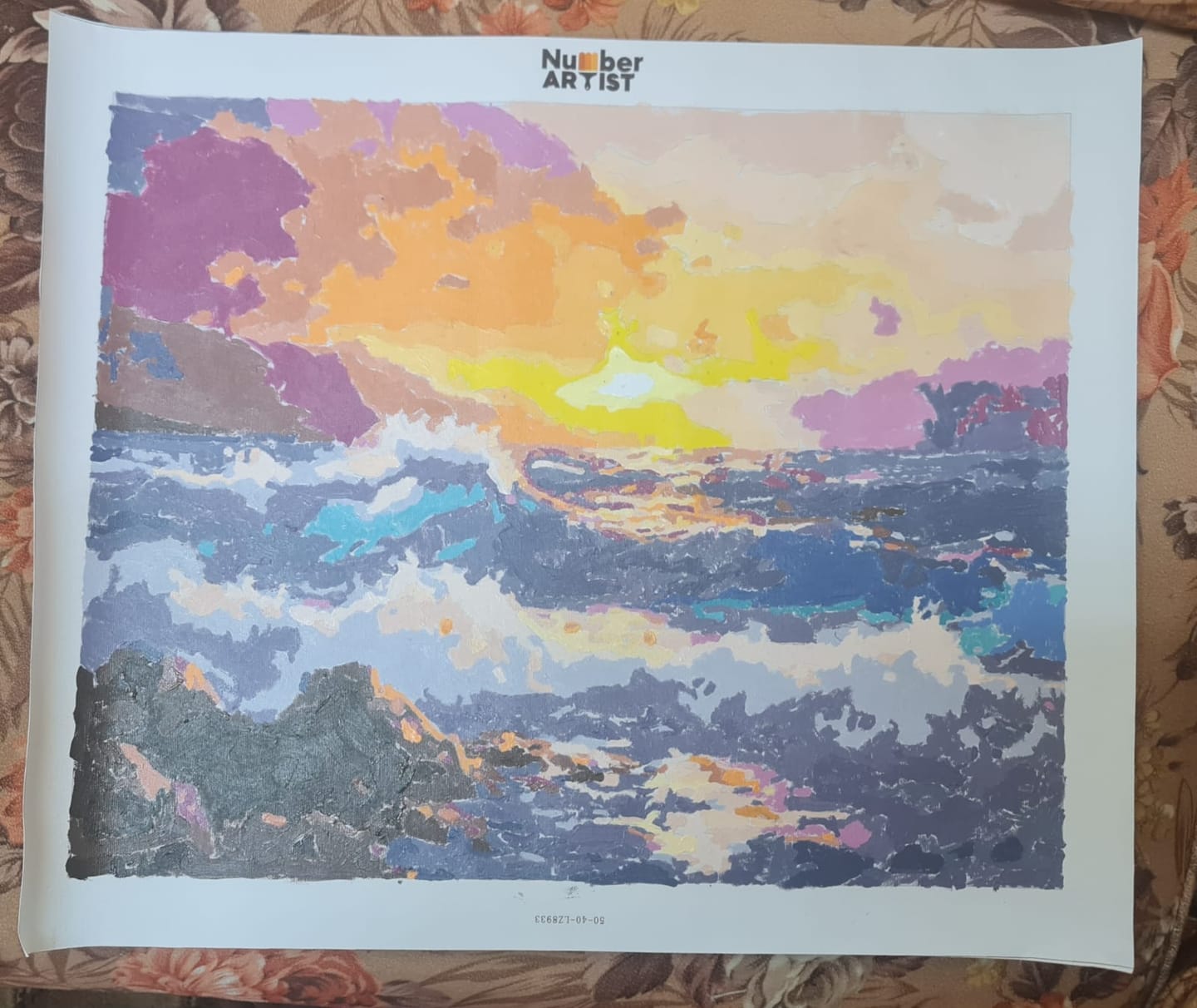 Customer photo review of Dramatic Seaside Sunset