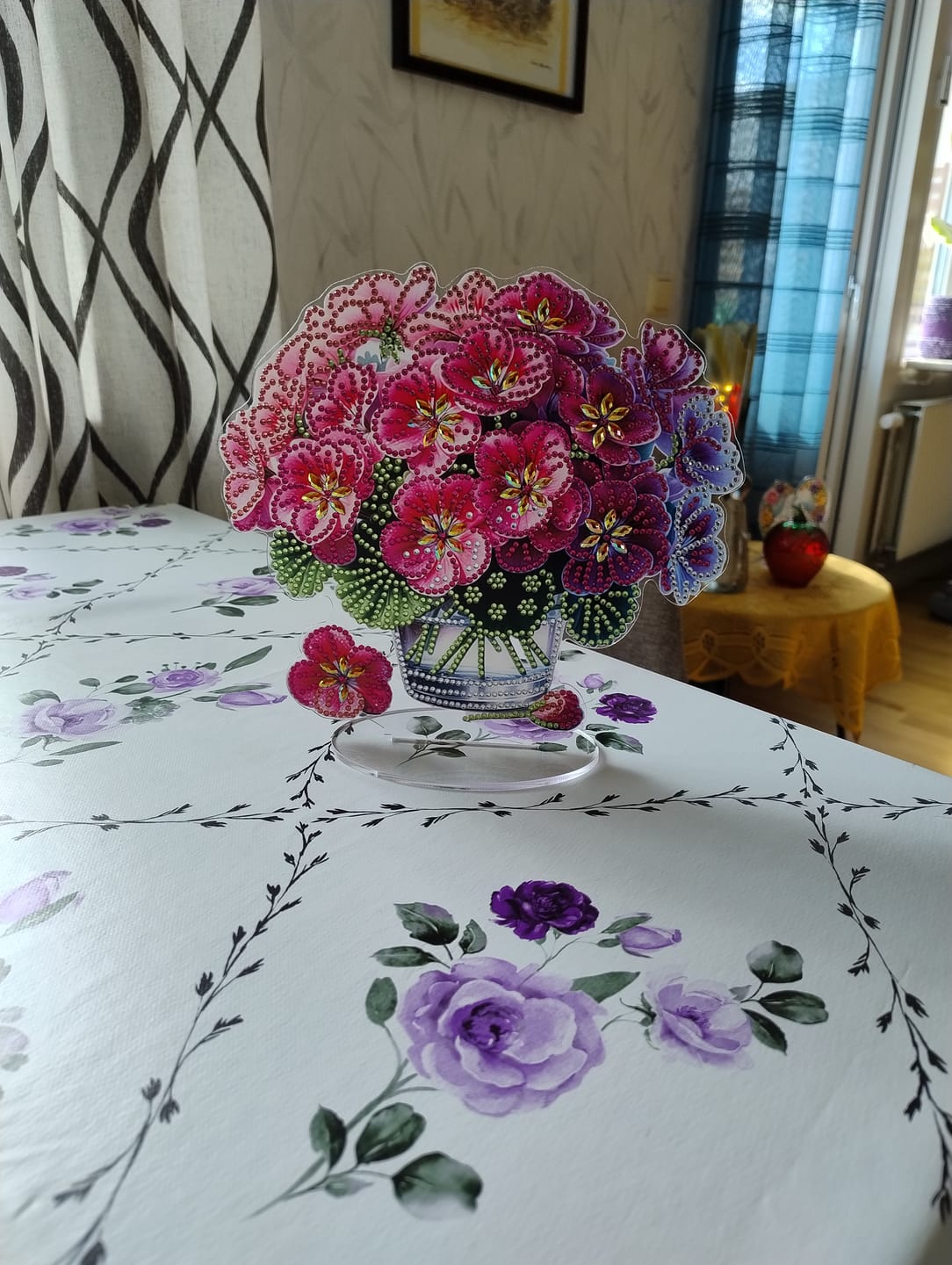 Customer photo review of Diamond Painting Dekoration - Rosa violer