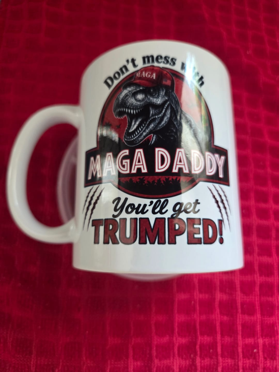 Customer photo review of "MAGA Daddy" Mug