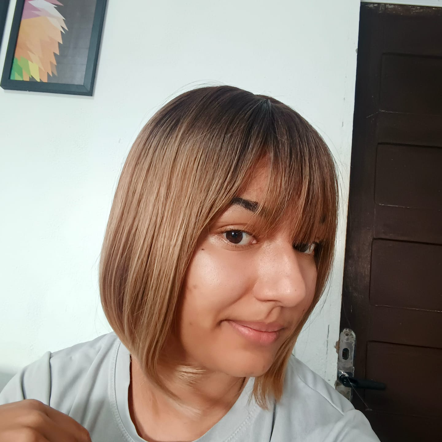 Customer photo review of Wig Sophia - Loiro Mel OTT6