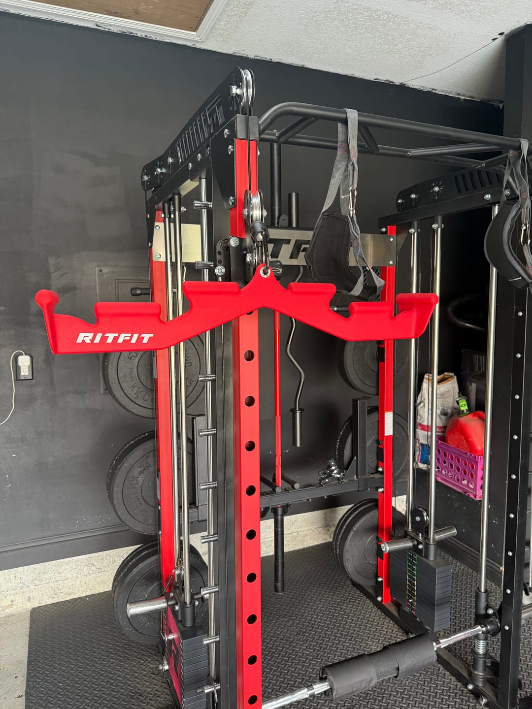 Customer photo review of RitFit All-in-one Multi-Grip LAT Pull Down Bar