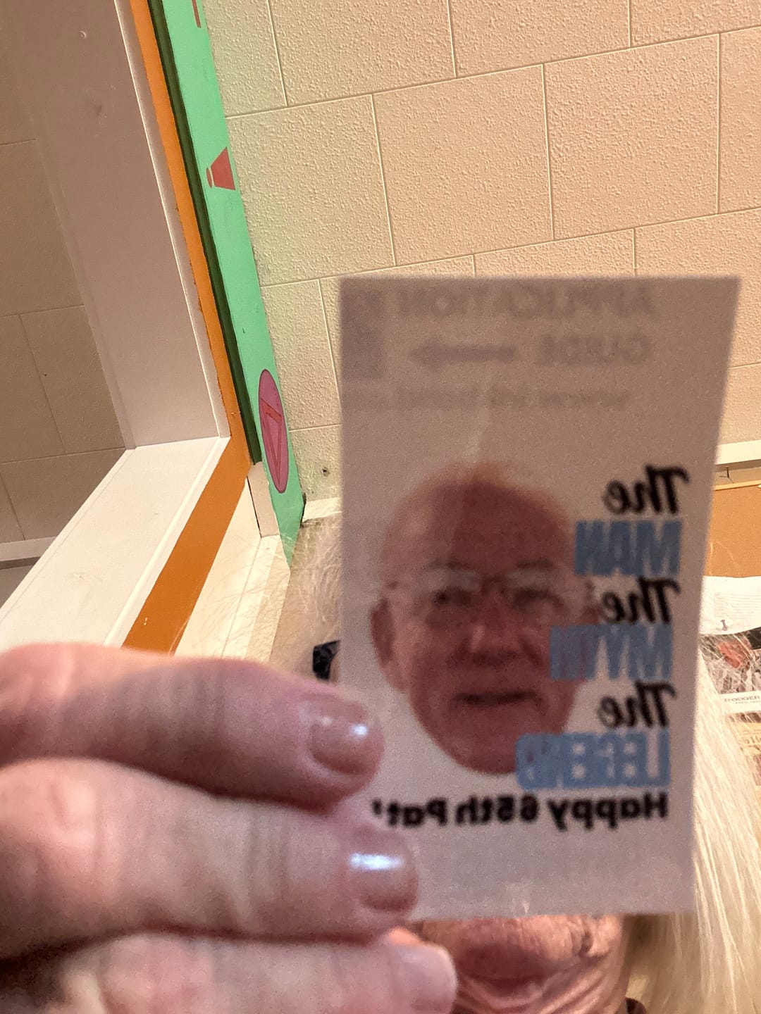 Customer photo review of The Man, The Myth, The Legend