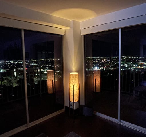 Customer photo review of Rocketlamp | Floor Lamp | Black Walnut