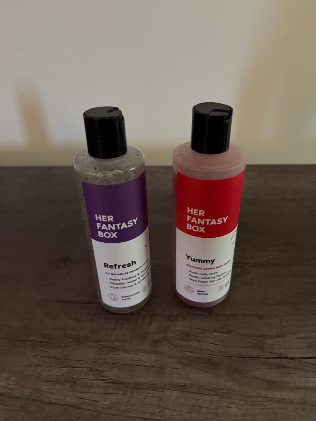 Customer photo review of Refresh Plant Based Intimate Body Wash for Women - pH Balancing