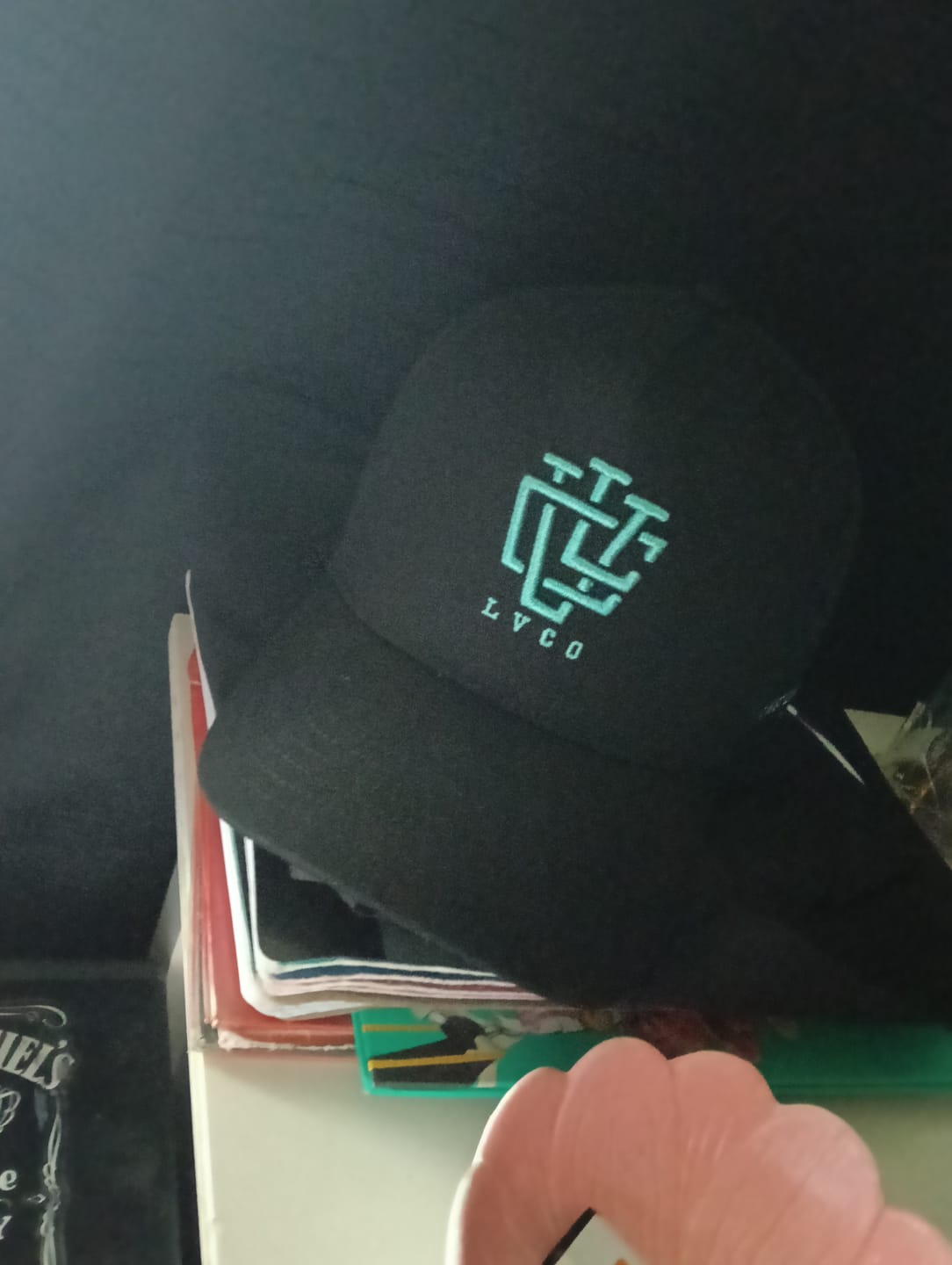 Customer photo review of LVCO Midnight Mint A-Frame Snapback