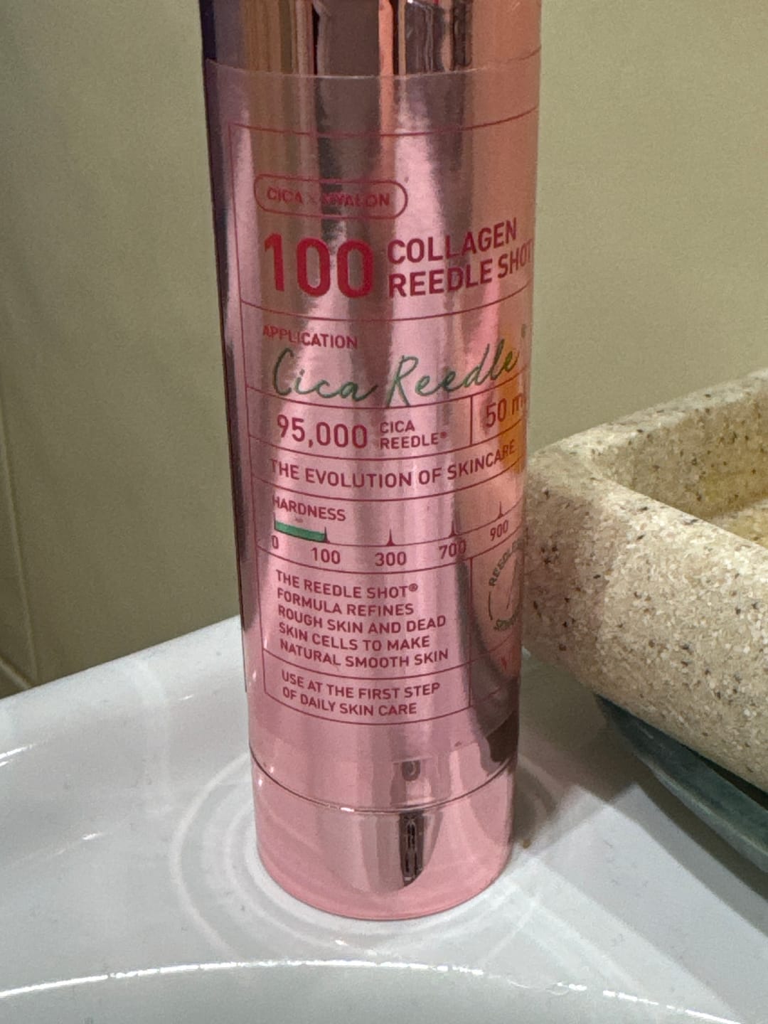 Customer photo review of Serums-būsteris ar mikroadatām un kolagēnu VT Cosmetics Collagen Reedle Shot 100