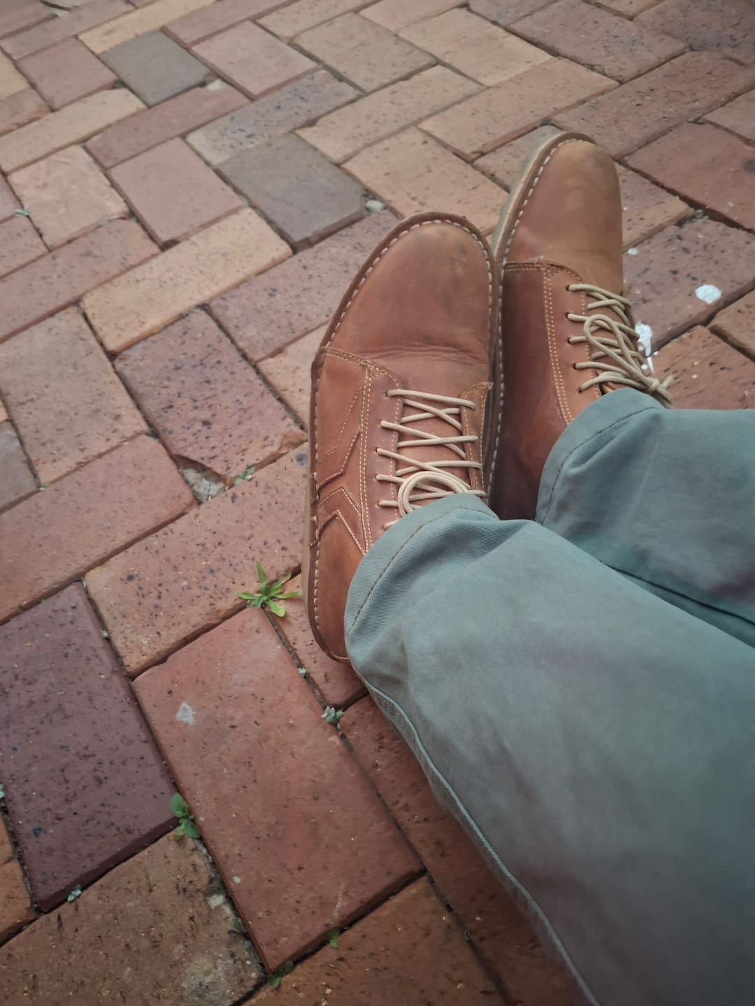 Customer photo review of Chrome Vellie Mid Brown