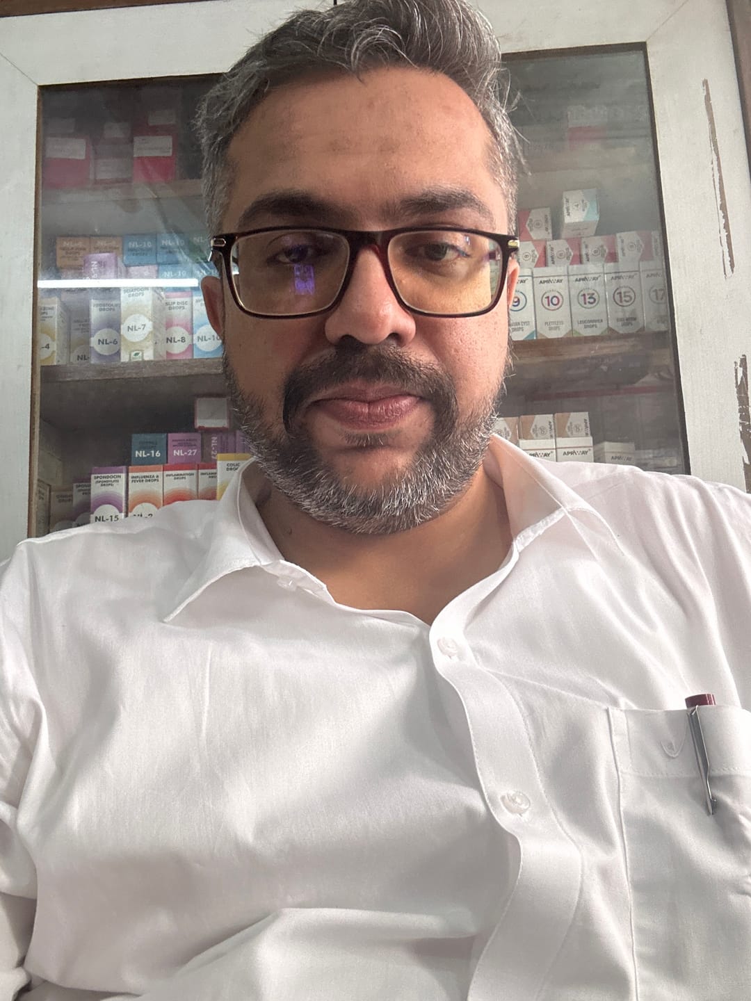 Customer photo review of Double Delight White Shirts - 2 Pcs Combo Pack