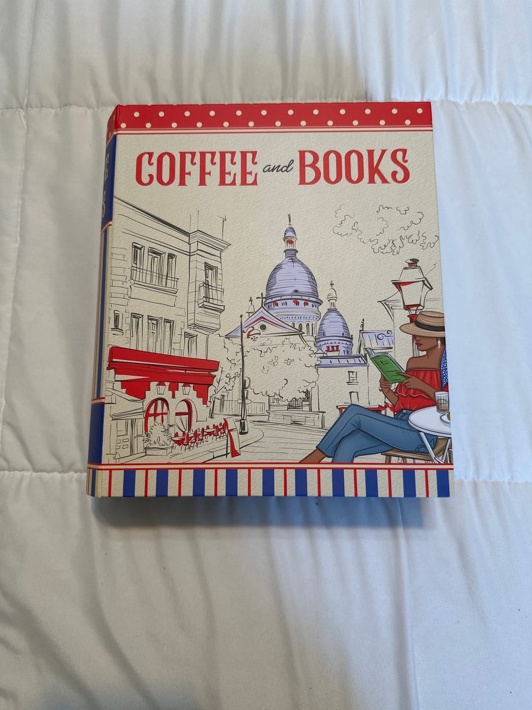 Customer photo review of Coffee and Books Box