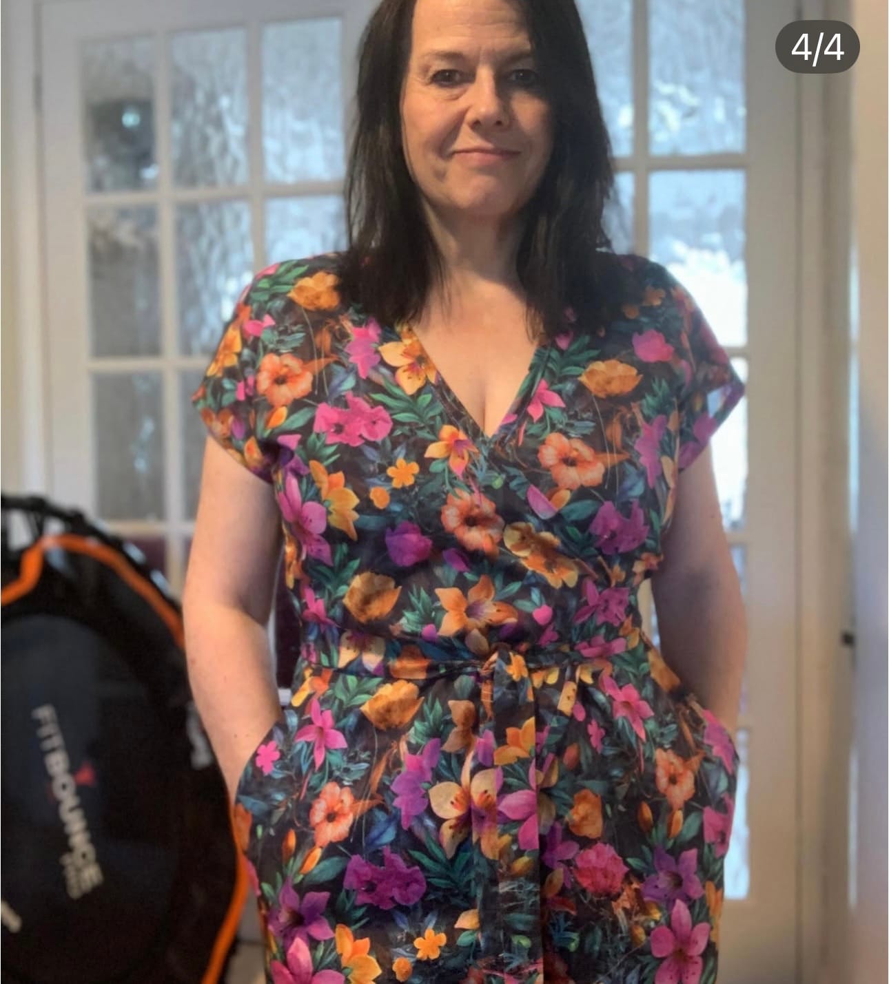 Customer photo review of Paradise Botanical Cotton Lawn Fabric
