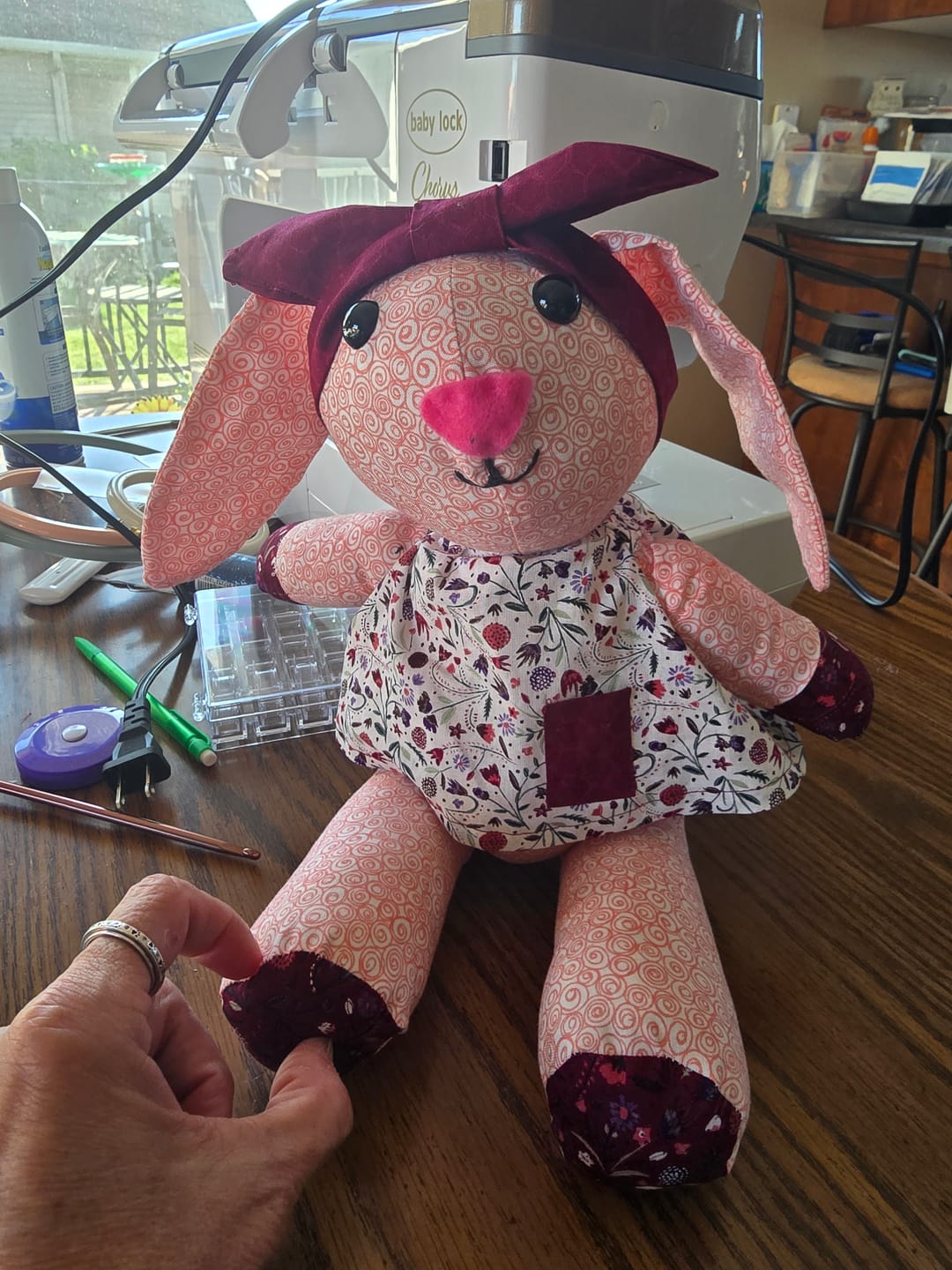 Customer photo review of Mrs Quilty Subscription Box