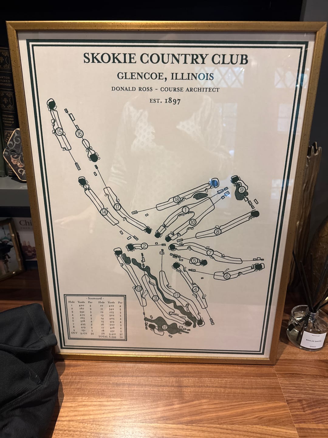 Customer photo review of Course Maps Custom Order