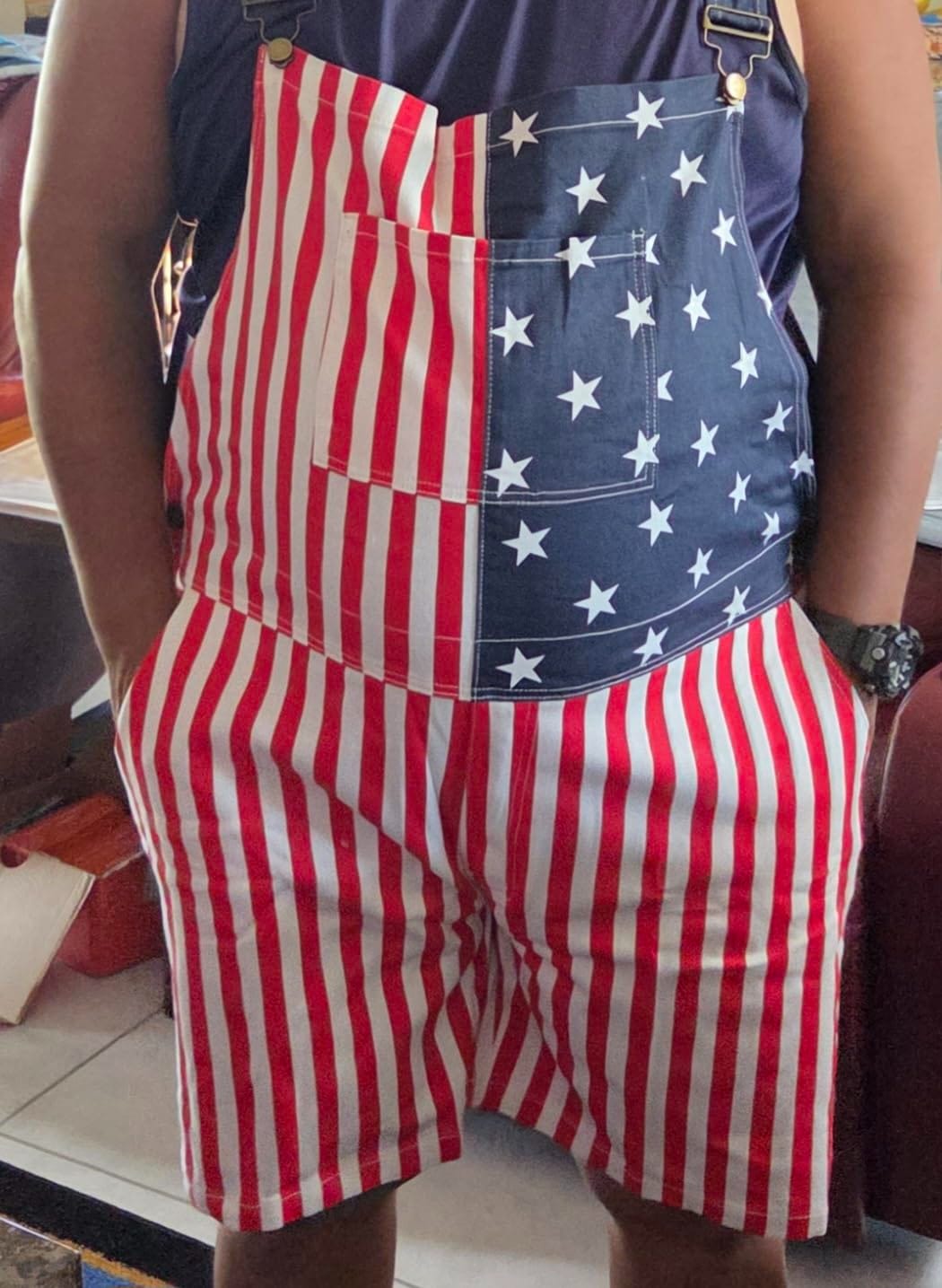 Customer photo review of ✨50% Off Exclusive✨Independence Day Flag Couple's Suspenders