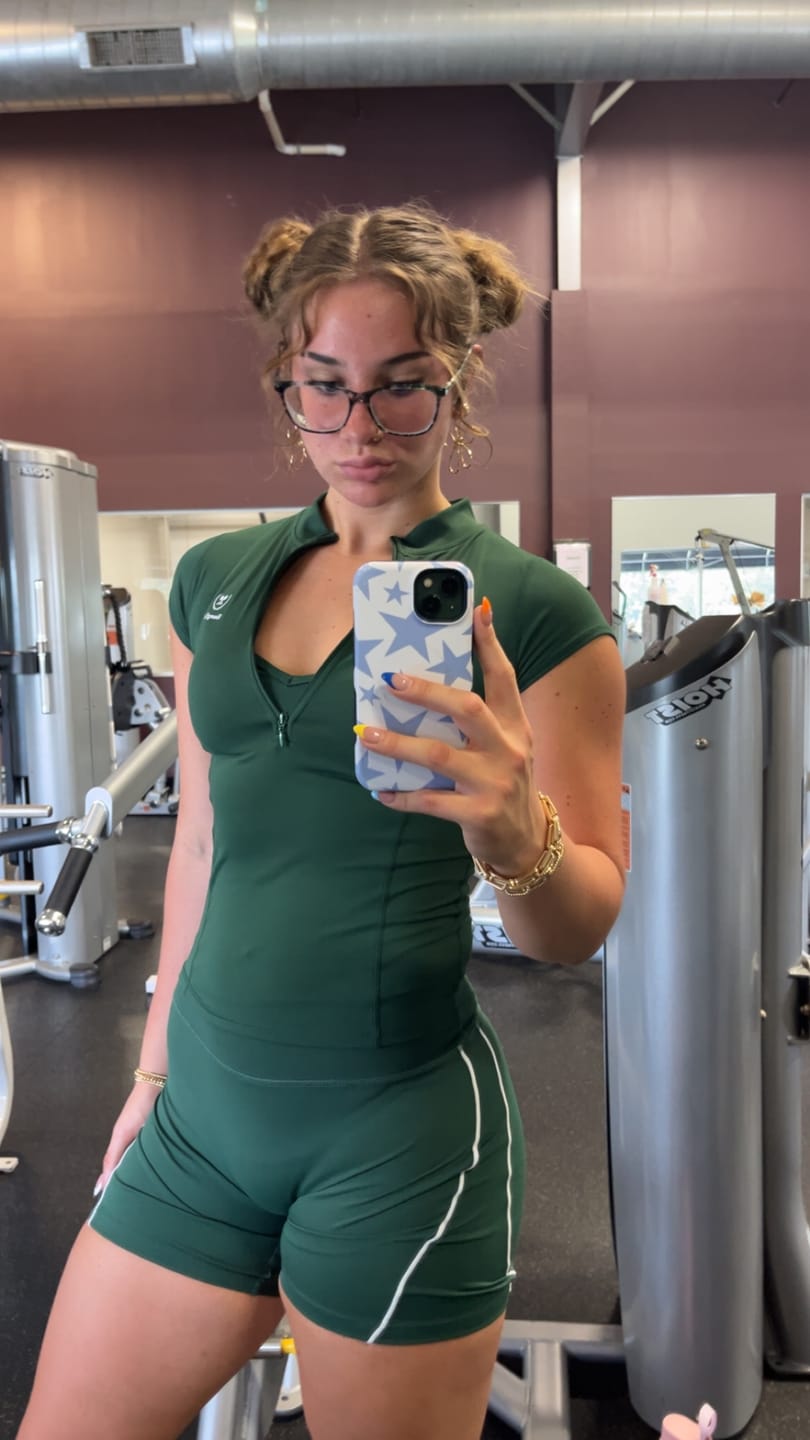 Customer photo review of W4331 - Prep Quarter Zip Top