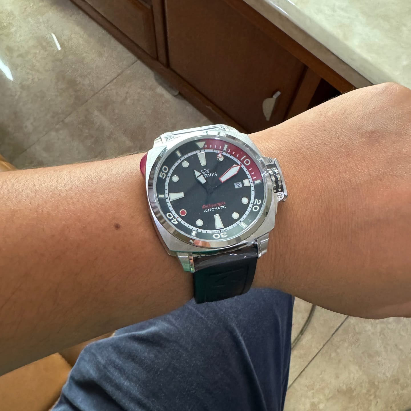 Customer photo review of Bathyscaphe Automatic Diver