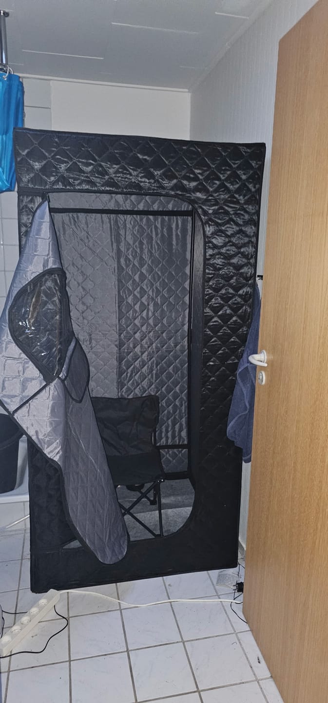 Customer photo review of AVA Dampsauna – Ægte spa-oplevelse derhjemme