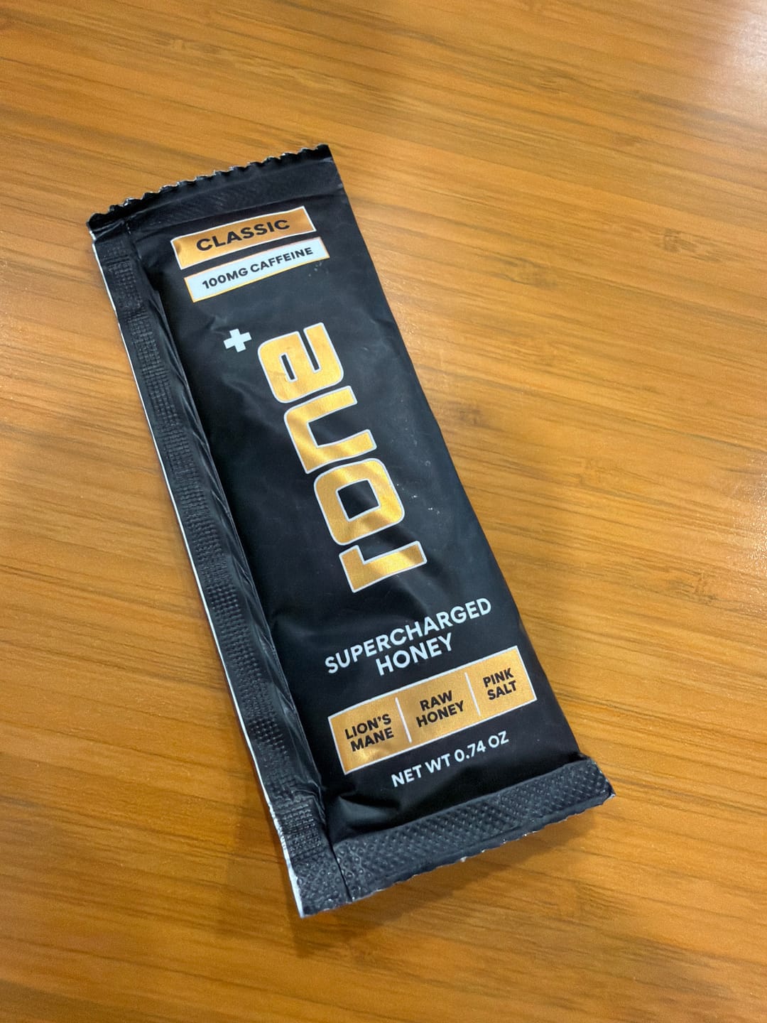 Customer photo review of 100mg Caffeine - Classic - SuperCharged Honey (20-Pack)