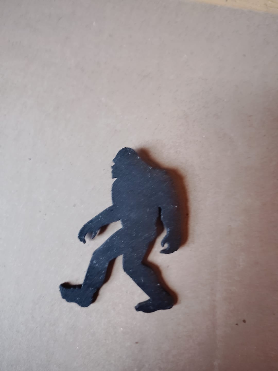 Customer photo review of Unfinished Wood Bigfoot Sasquatch Silhouette - Craft- up to 46" DIY