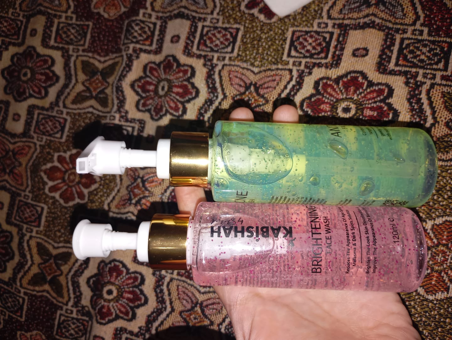 Customer photo review of Face Wash Bundle: Clear & Bright Face Fusion