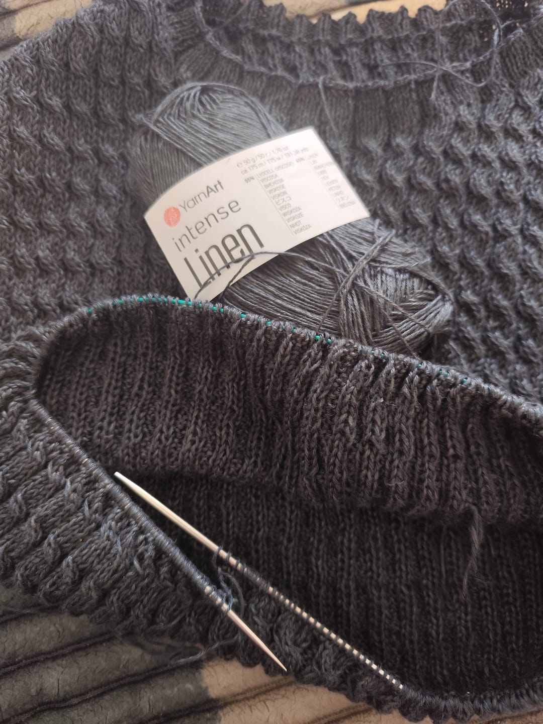 Customer photo review of YarnArt Intense Linen