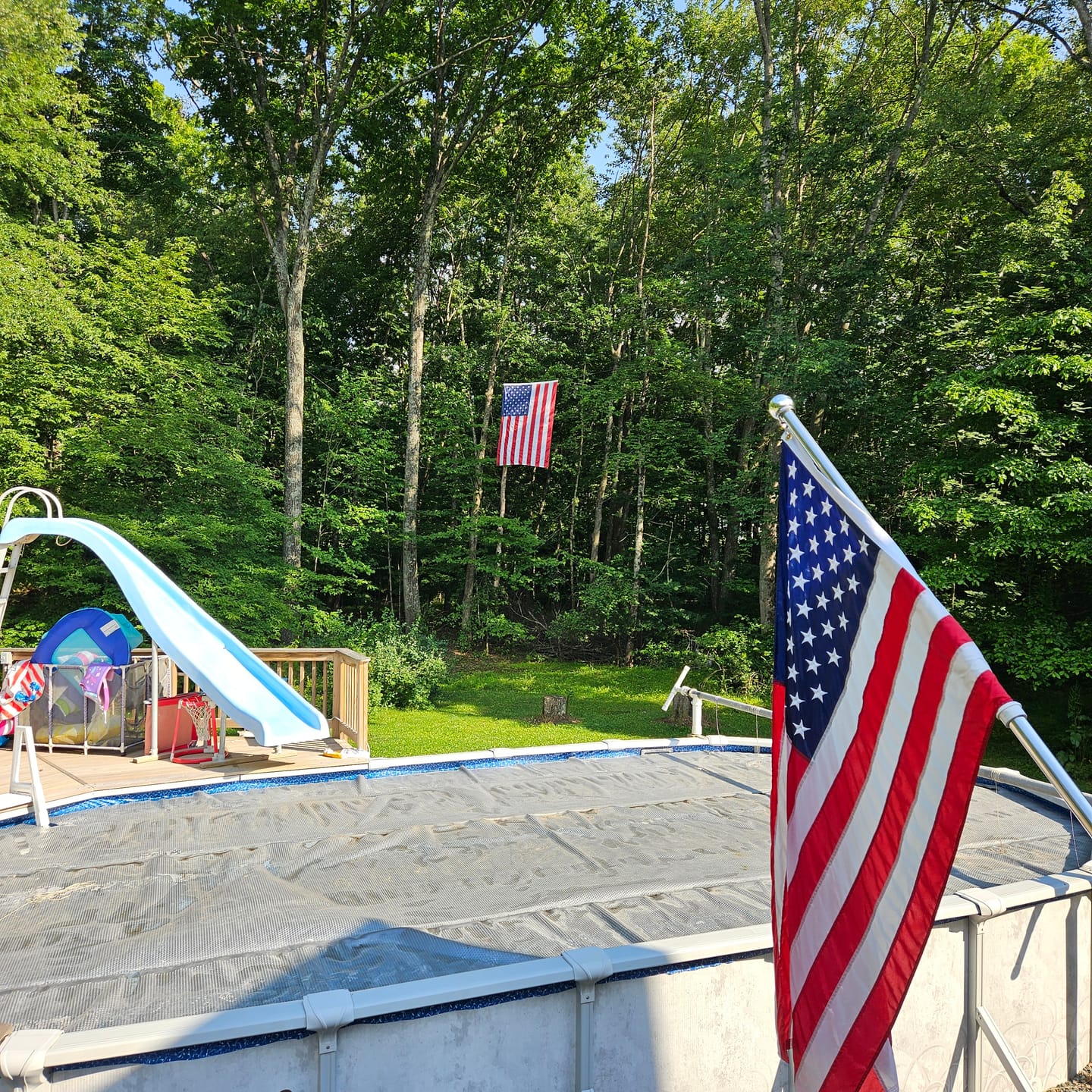 Customer photo review of 6' x 10' American Flag