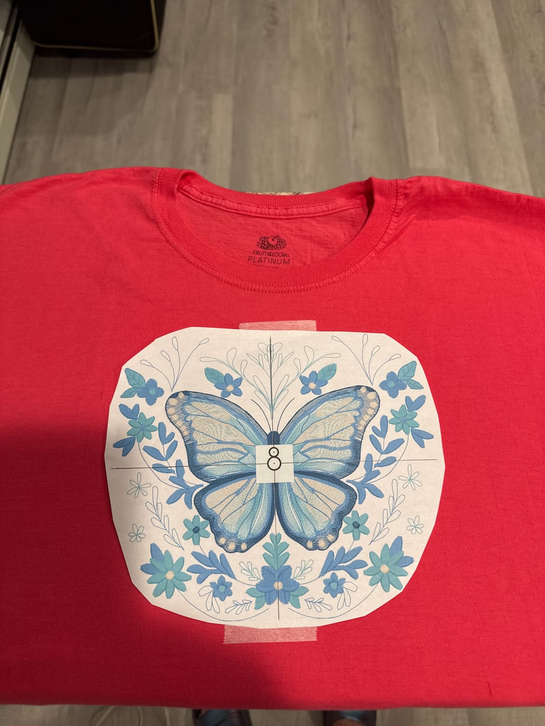 Customer photo review of Embroidery Positioning Stickers, Babylock #BLSO-EPS (77pc)