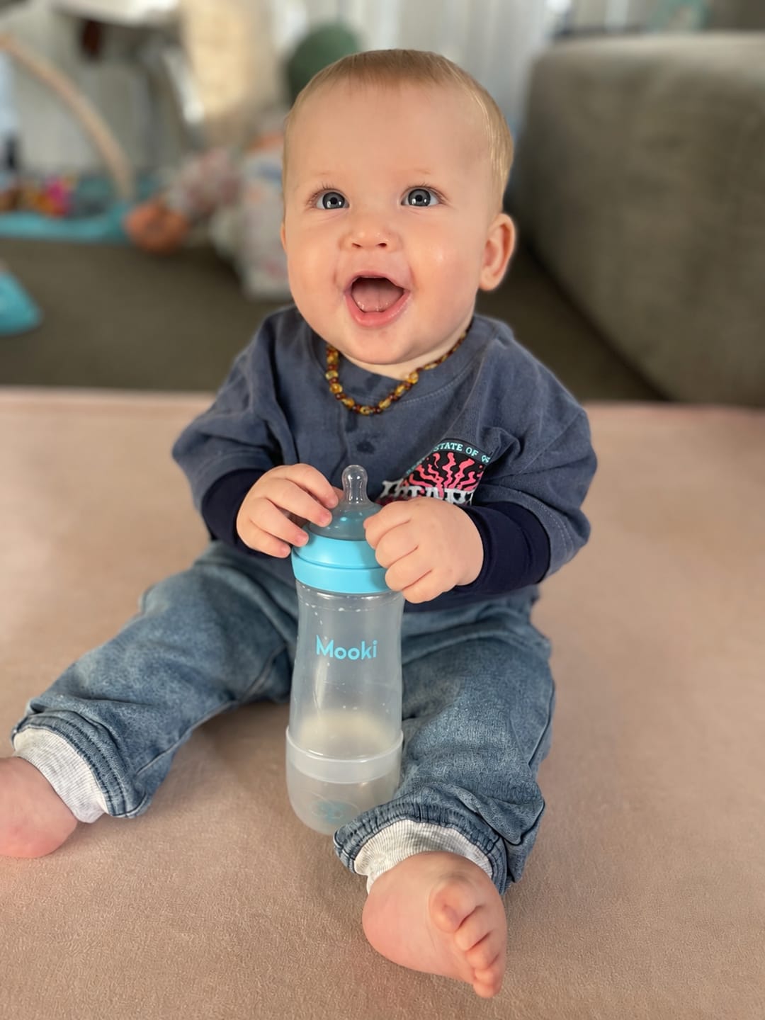 Customer photo review of (Build Your Own) The One Baby Bottle (Twin Pack)
