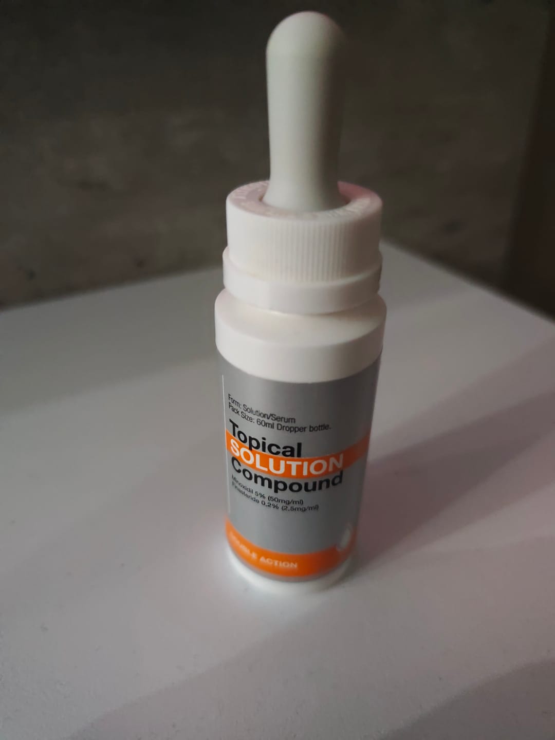 Customer photo review of Minoxidil 5% + DHT Blocker Solution - MEN ONLY, 3 Month supply