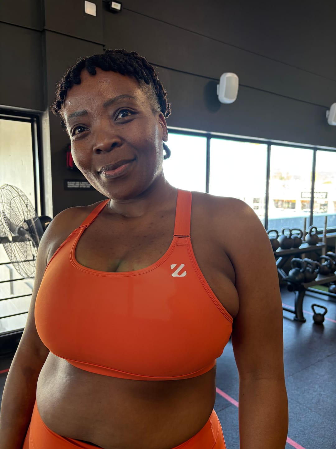 Customer photo review of High Impact Full Support Sports Bra