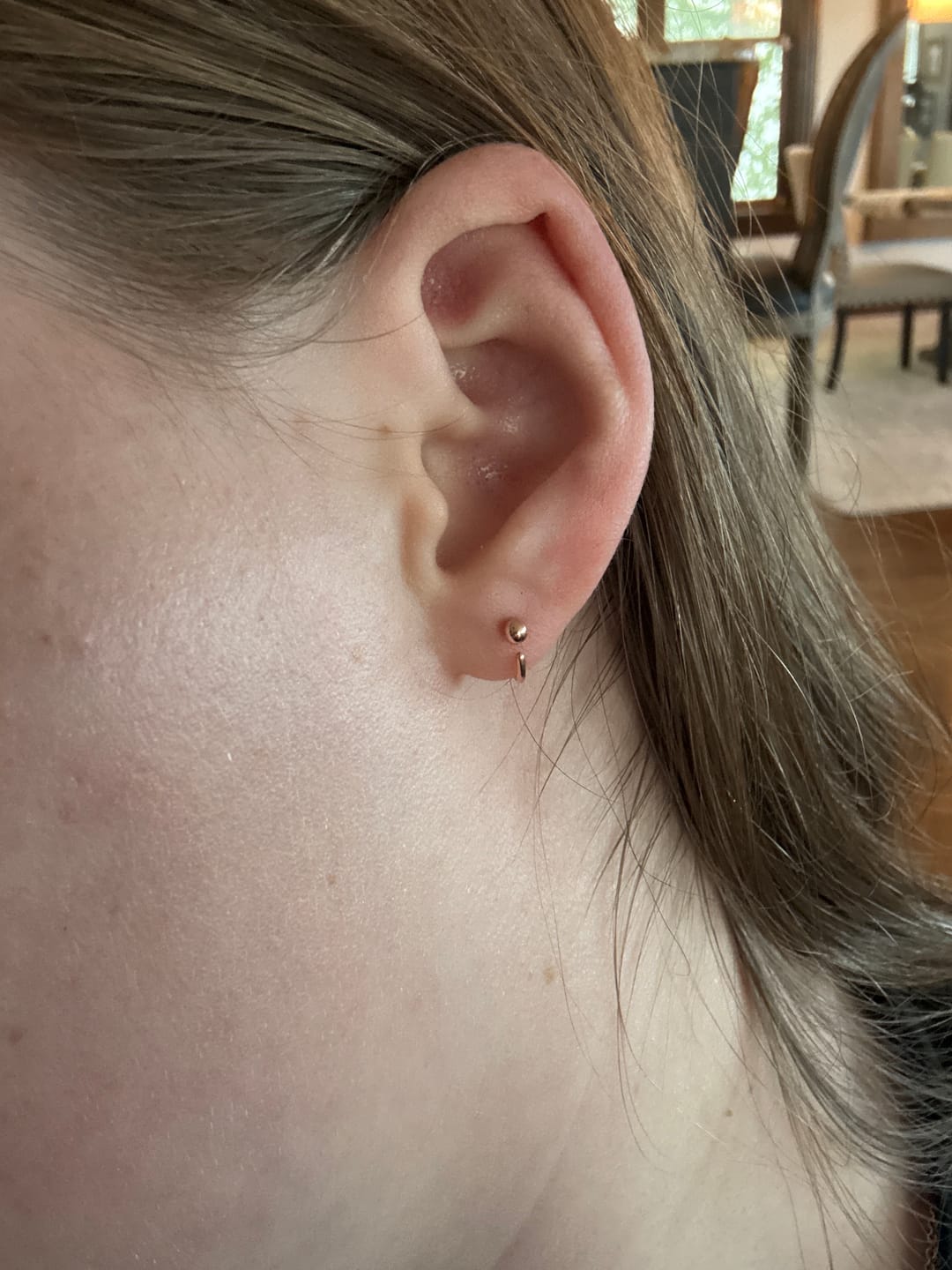 Customer photo review of Stay Close Ball Hoops