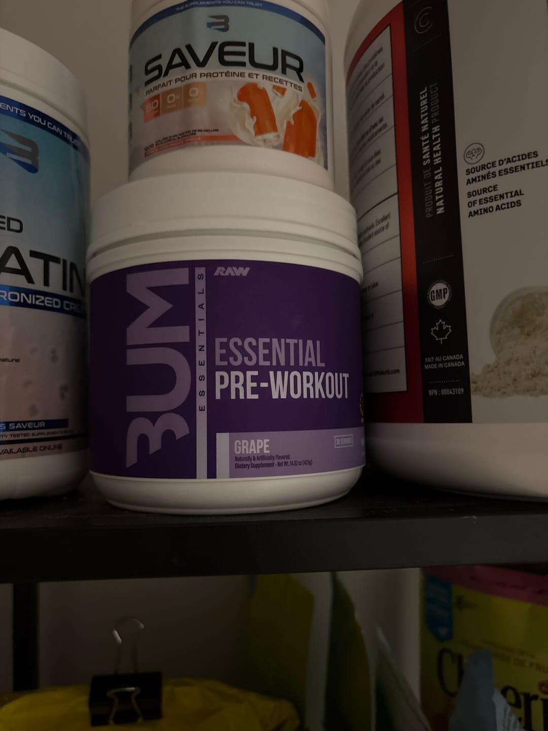 Customer photo review of CBUM - Essentiel Pre-Workout - 408g