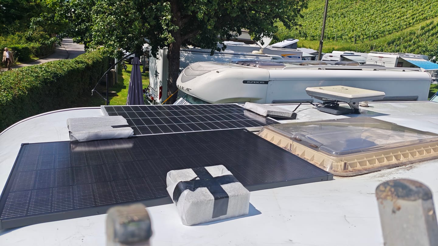 Customer photo review of Ray Solarmodul 200W Komplett Schwarz