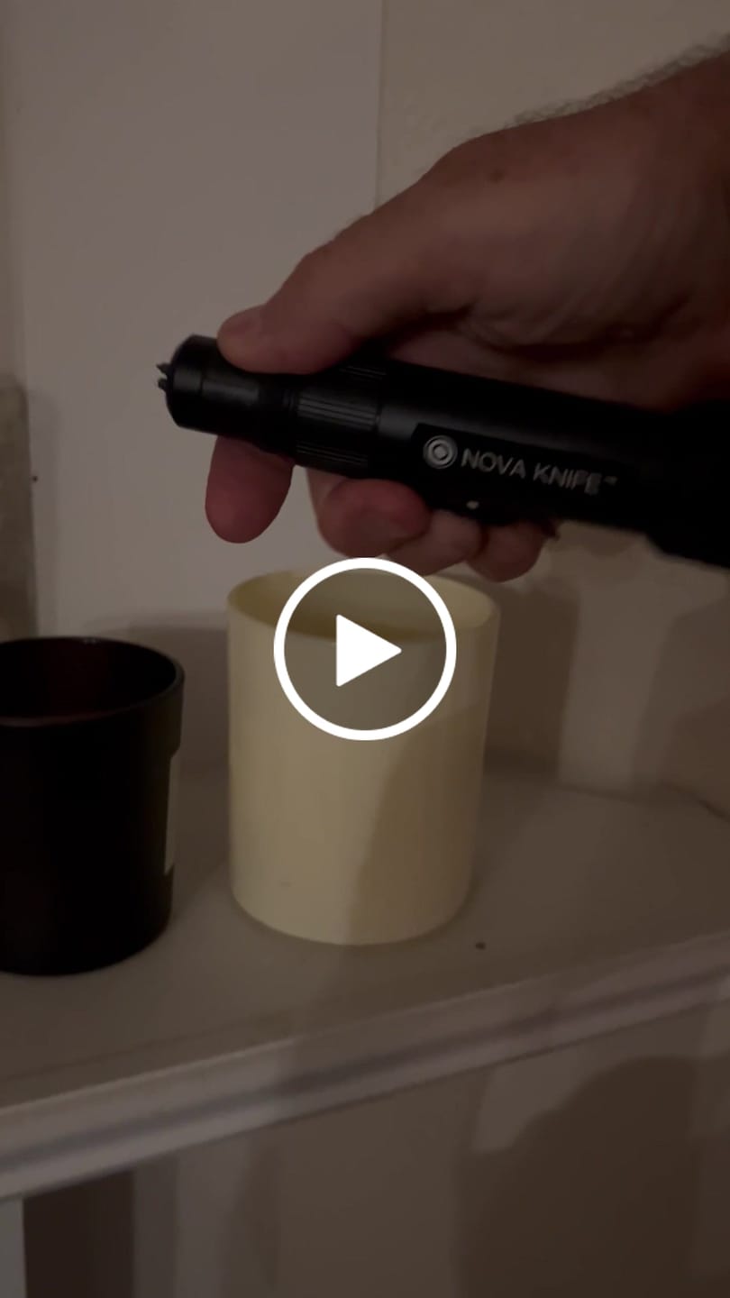 Customer video review of NOVA P90 High Intensity Survival Flashlight