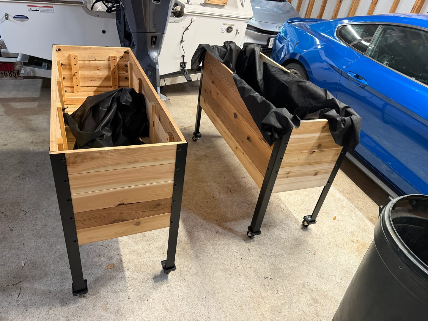 Customer photo review of 18" x 48" Raised Garden Bed - 30" TALL / Garden Grade