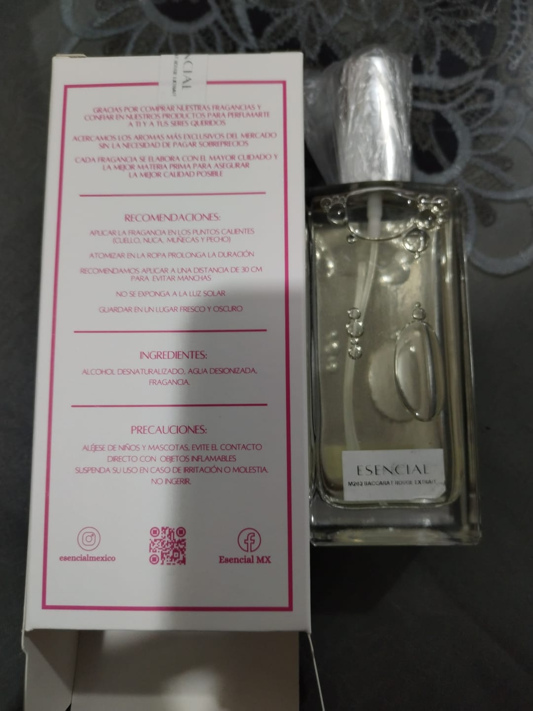 Customer photo review of M263 Inspirado en: Baccarat Rouge 540 Extrait de Parfum - Maison Francis Kurkdjian