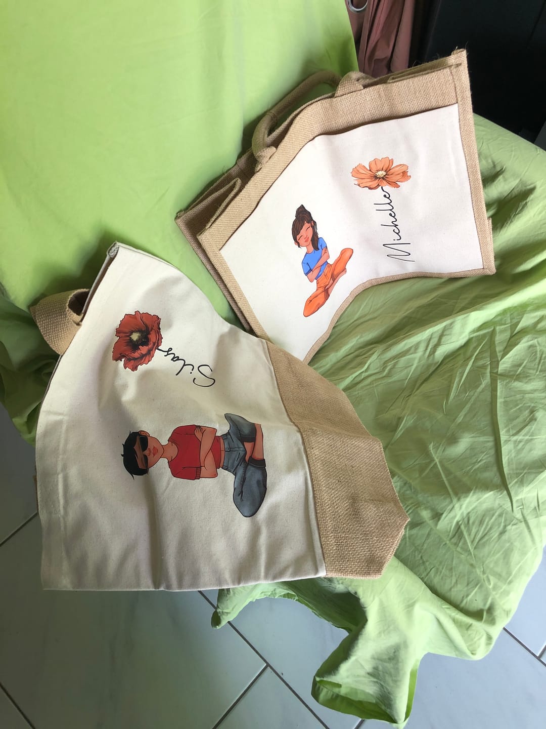 Customer photo review of Summervibes - Personalisierte Tasche für den Strand