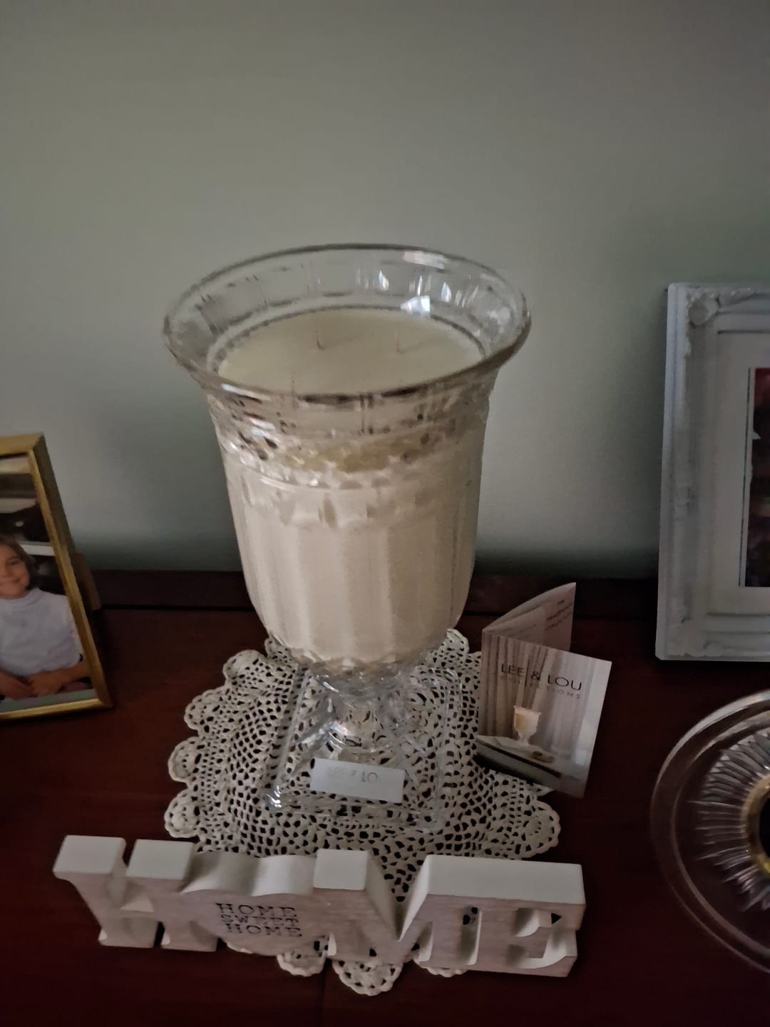 Customer photo review of Brazilian Beach - Crystal Vase Candle