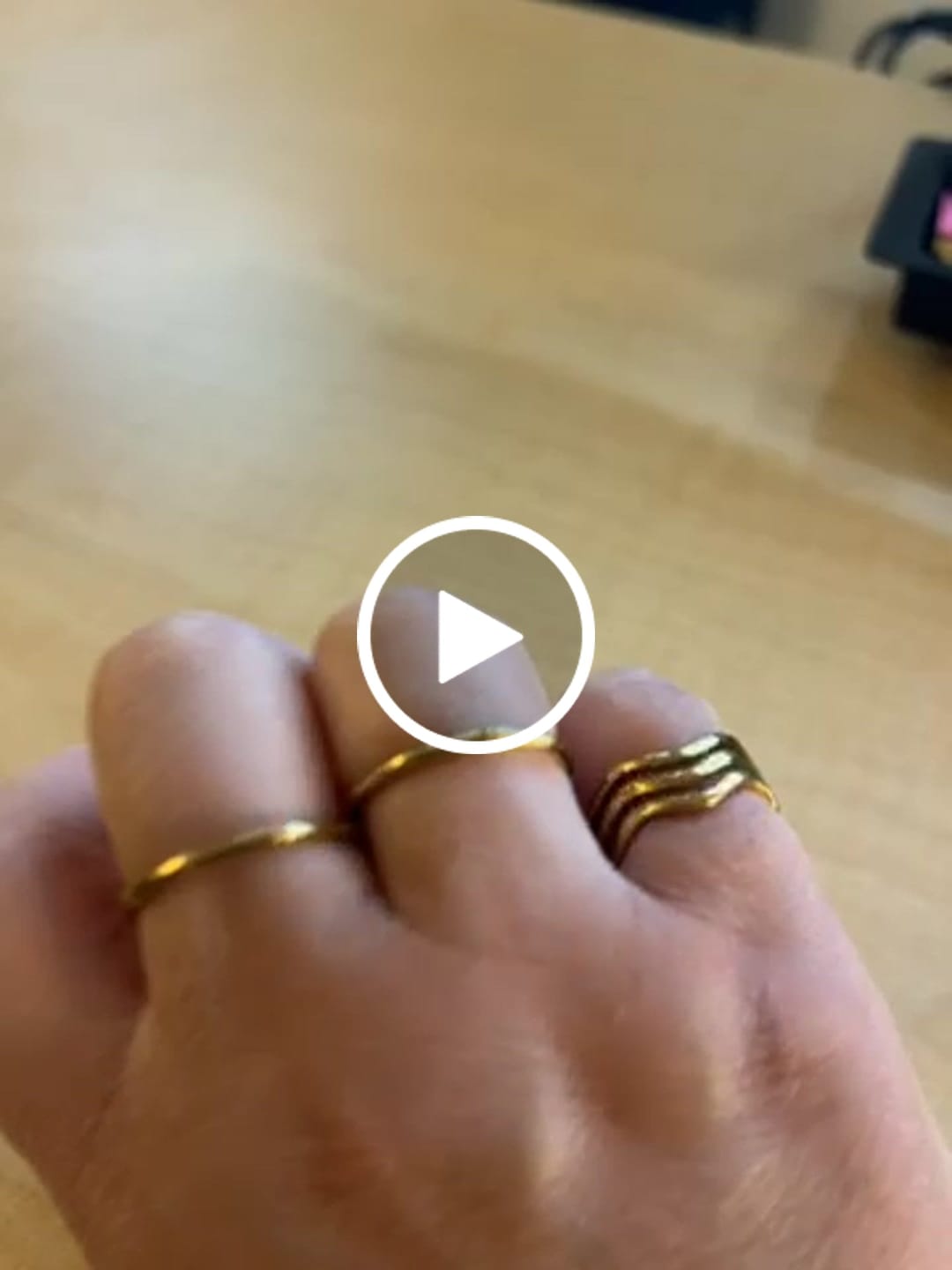 Customer video review of Bamboo Stacker Ring (Bundle)