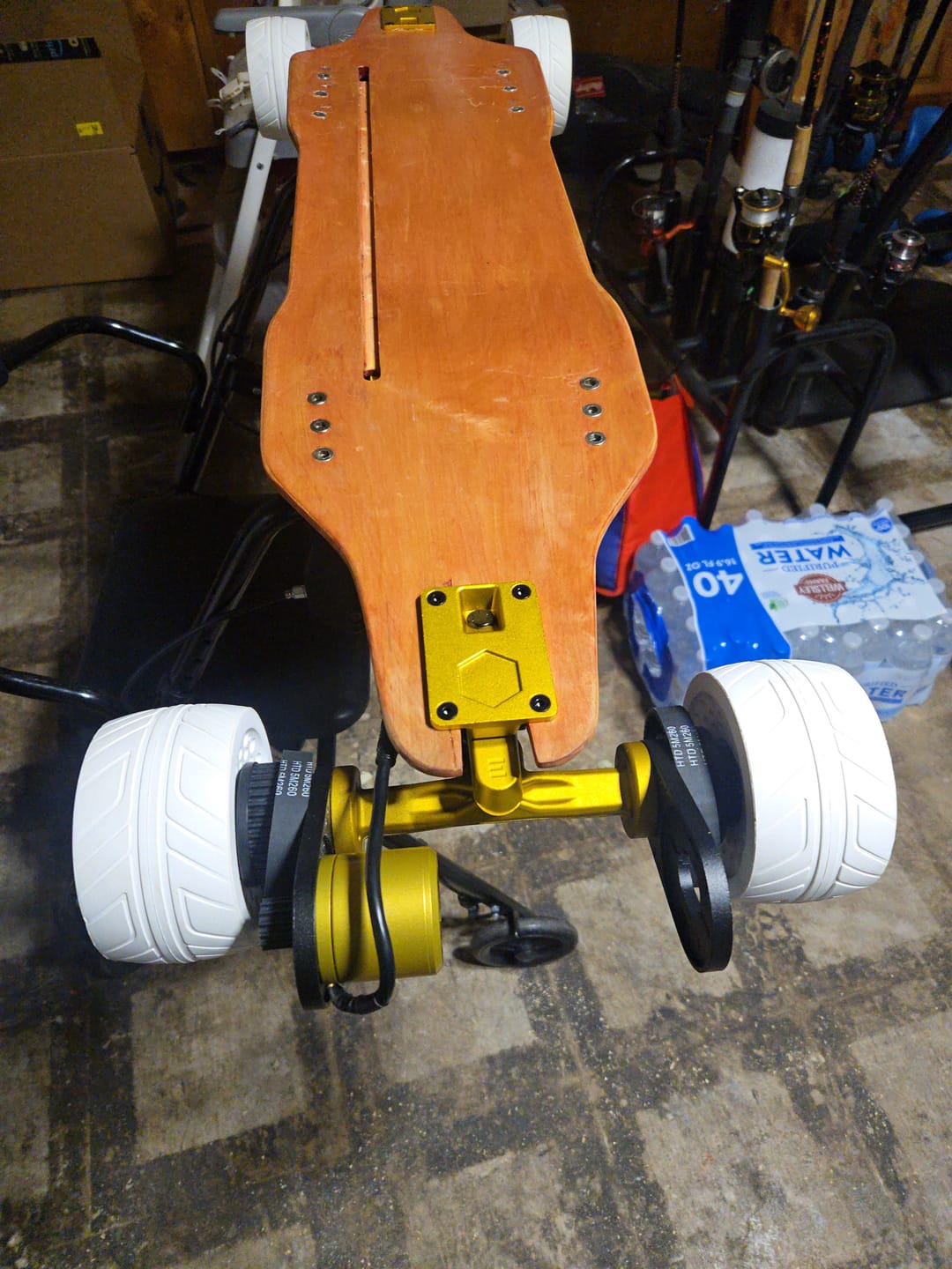 Customer photo review of Belts,motors,trucks & wheels for Backfire Zealot Series and G2z