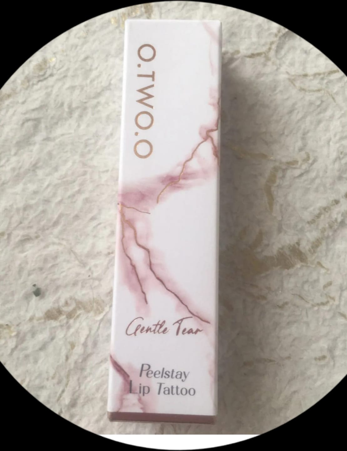 Customer photo review of O.TWO.O PEELSTAY LIP TATOO
