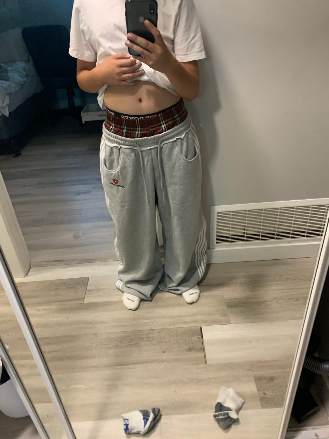 Customer photo review of Aelfric Eden Double Waist Baggy Sweatpants