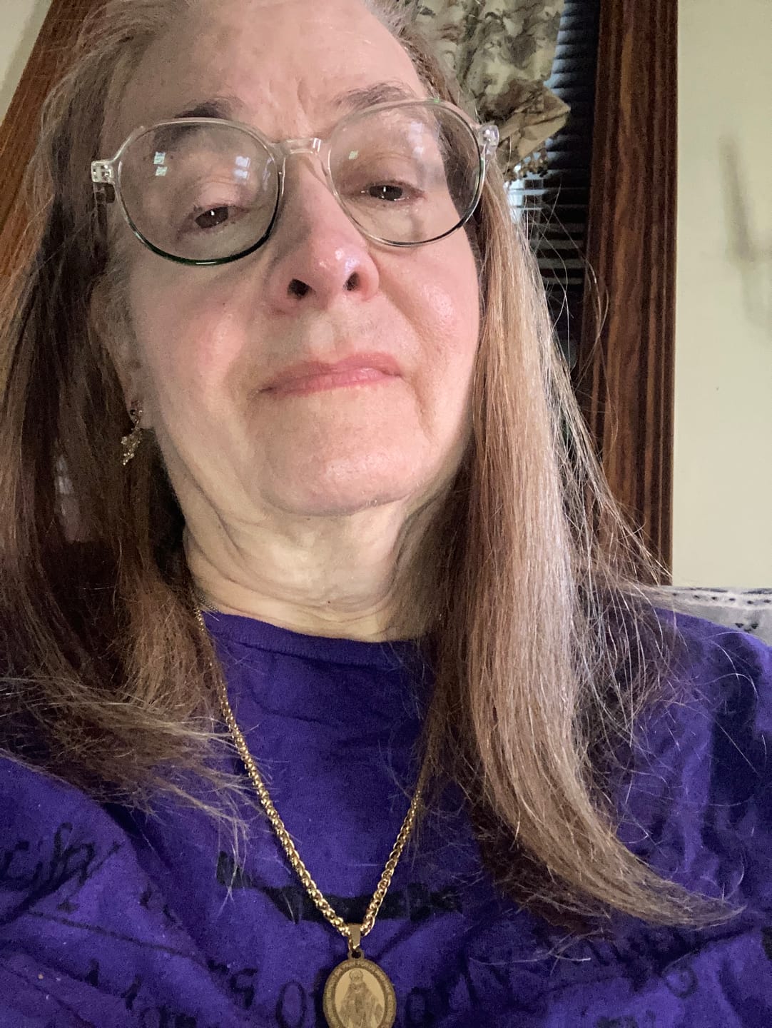 Customer photo review of Miraculous Mary Pendant Religion Necklace