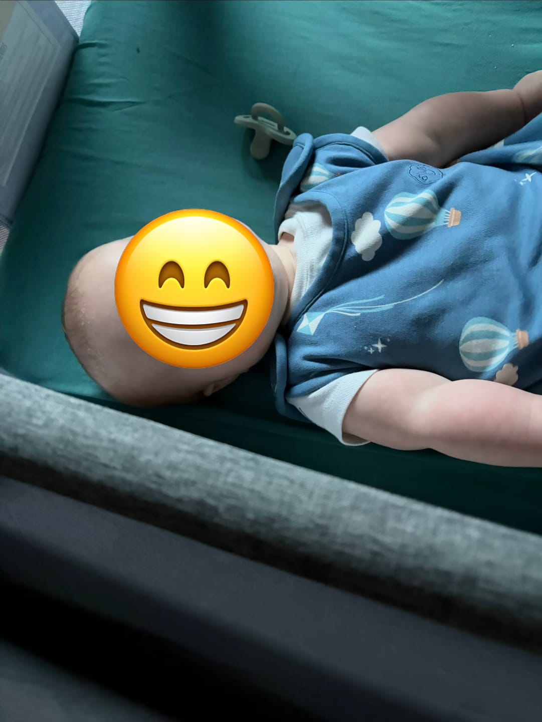 Customer photo review of 4 Season® Ultimate Baby Sleep Bag, Merino Wool & Organic Cotton, Hot Air Balloon