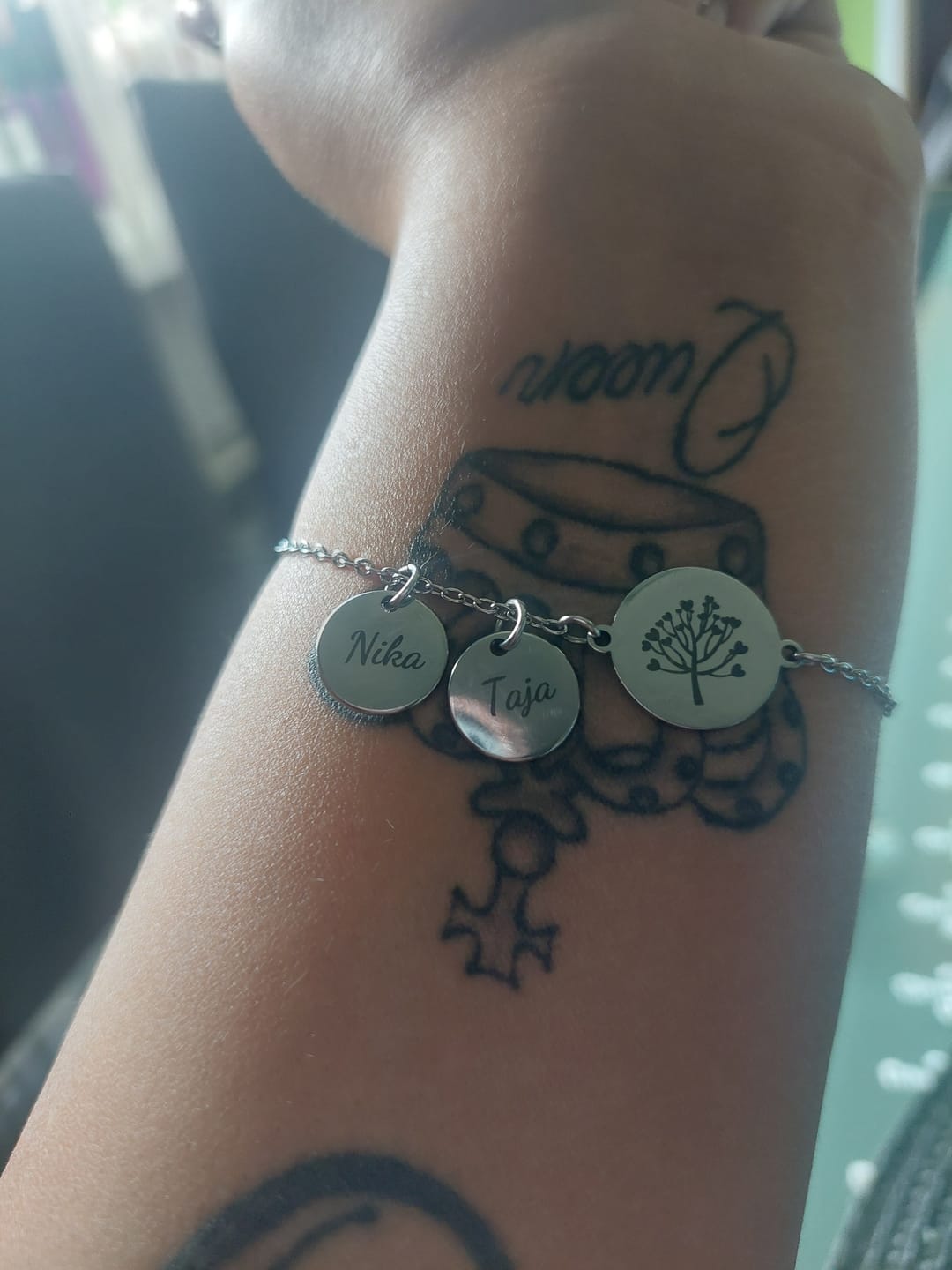 Customer photo review of Bracelet: Family Tree